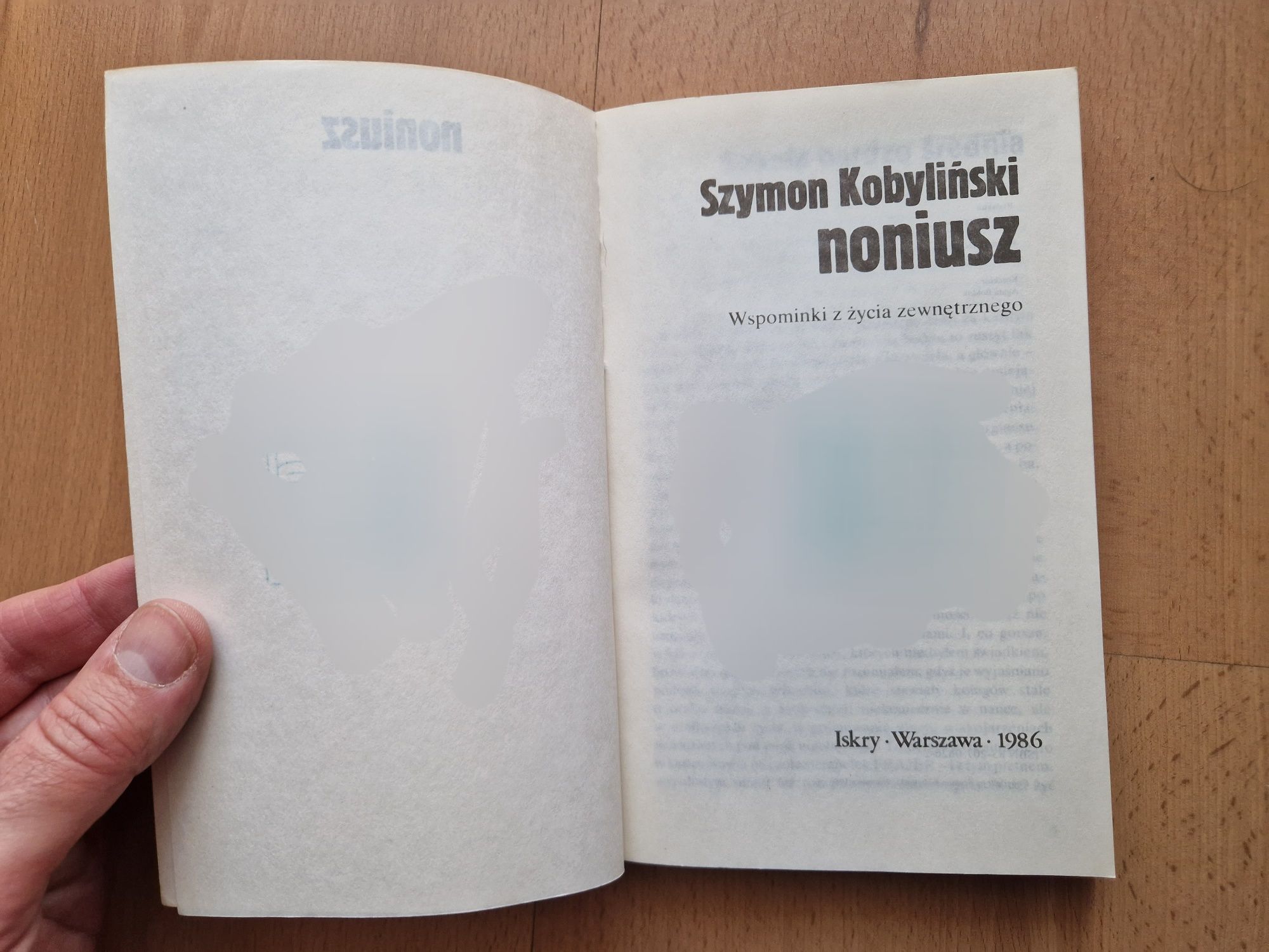 Noniusz.  Wspominki z życia zewnętrznego - Szymon Kobyliński