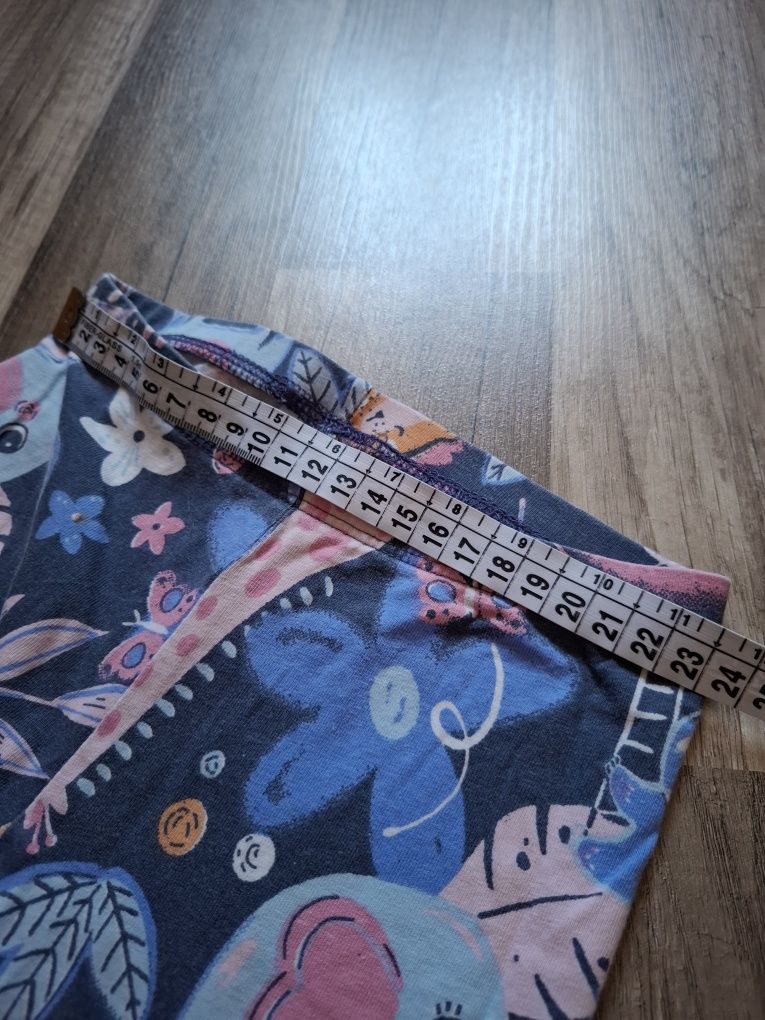 Zestaw dziewczęcy bluzka krótki rękaw + spodnie 92 cm Pepco