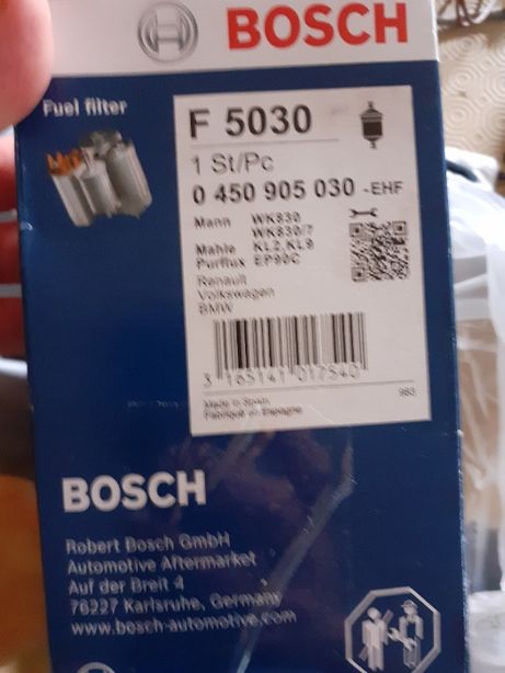 Filtro Gasolina Bosch F5030 Novo