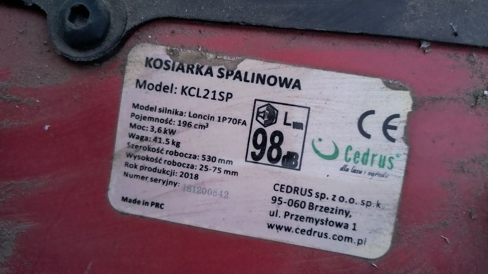 Kosiarka spalinowa Cedrus 53cm