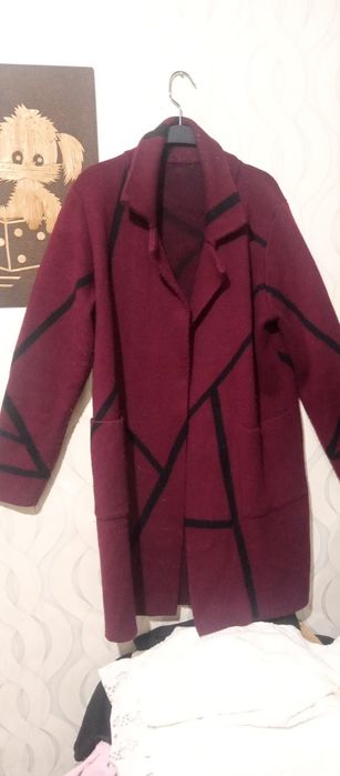 Бордовий кардиґан жіночий