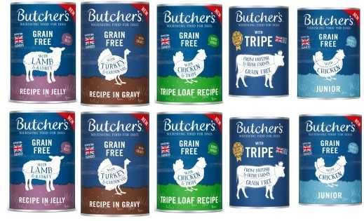 Butcher's 5 pysznych smaków !!! karma dla psa - 10 x 400g. pycha !!!