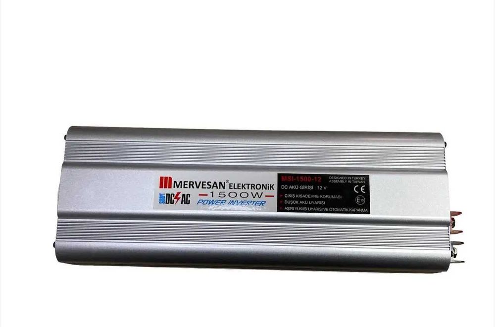 Перетворювач напруги автомобільний інвертор Mervesan 1500W 12V 220V