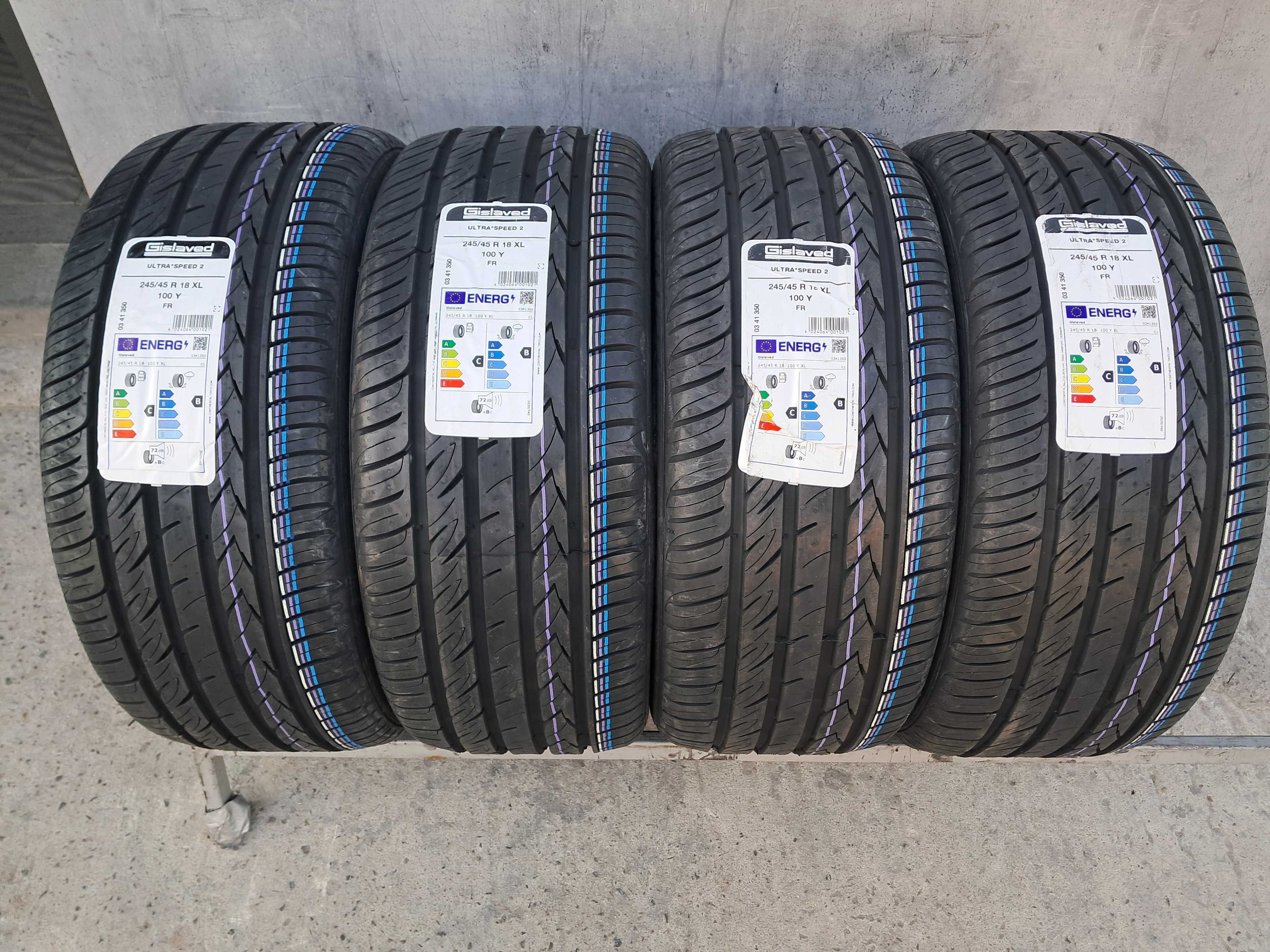 Резина літо НОВА Gislaved 245/45 R18 Ultra Speed 2 FR