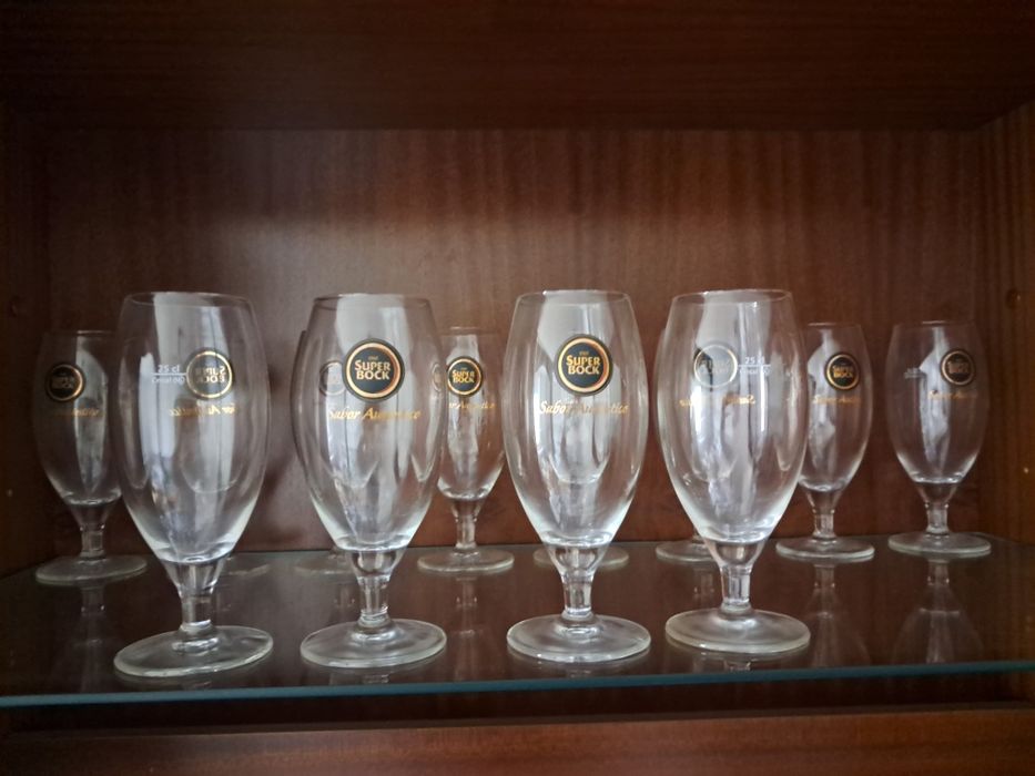 Copos de cerveja Sagres