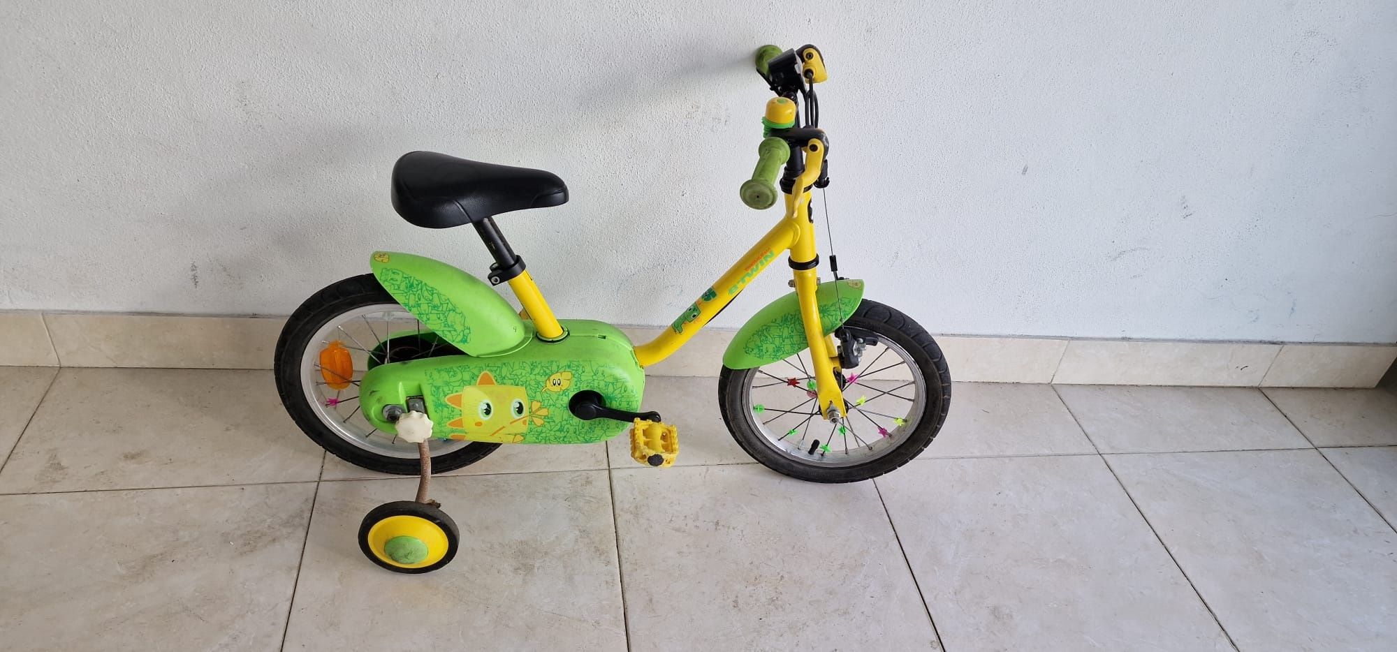 Bicicleta com e sem rodinhas