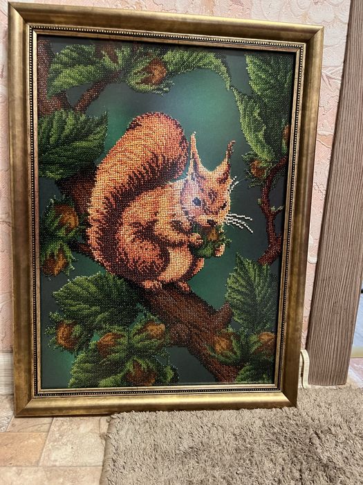 Картина вишита чешським бісером, гарно підійде на подарунок . : 30х42.
