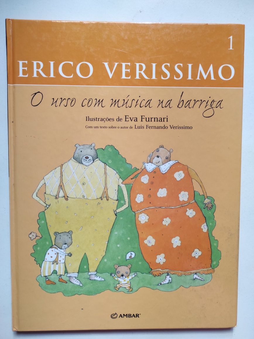 Livro " O urso com música na barriga" de Erico  Veríssimo