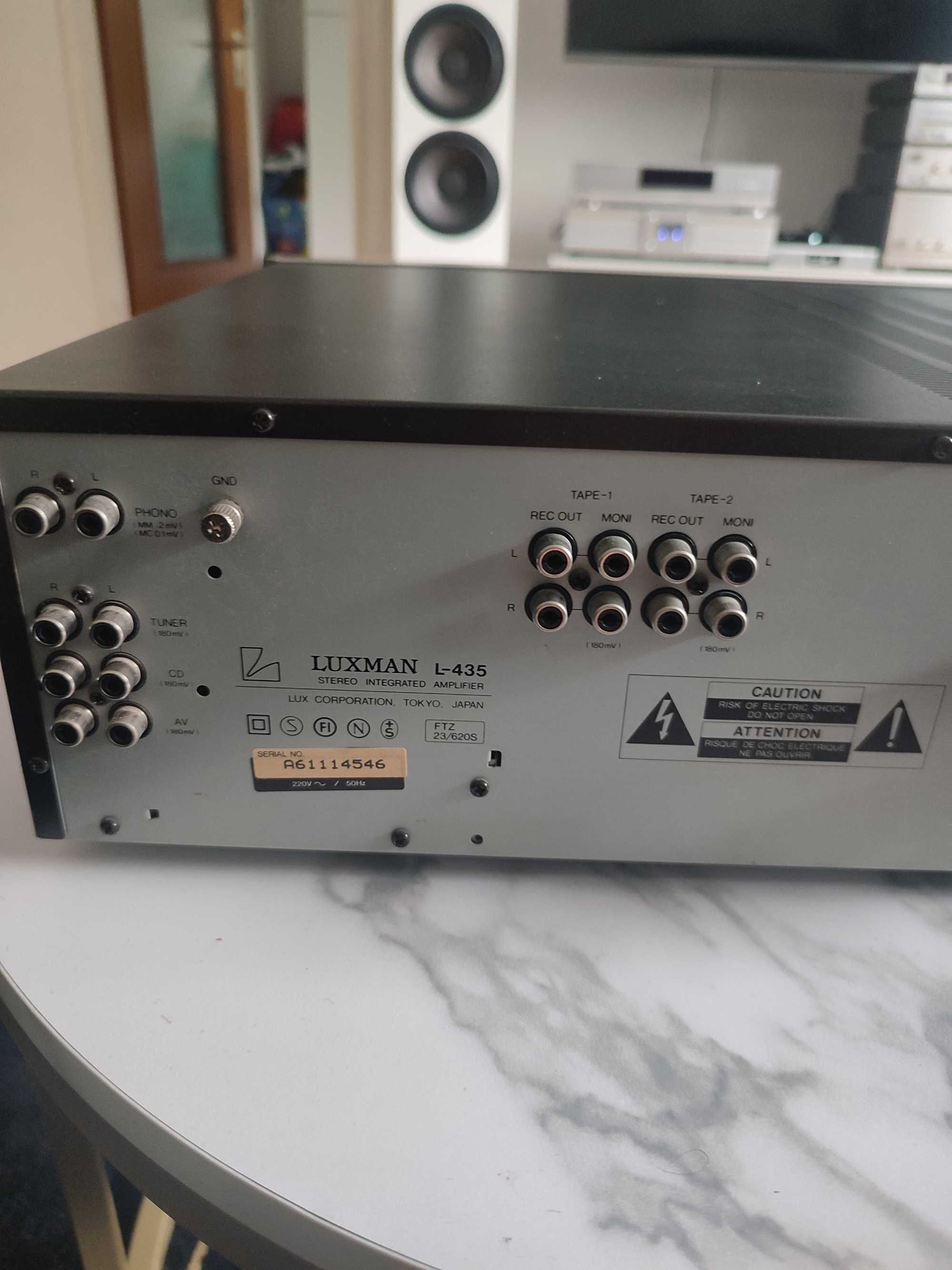 Luxman l435 wzmacniacz vintage