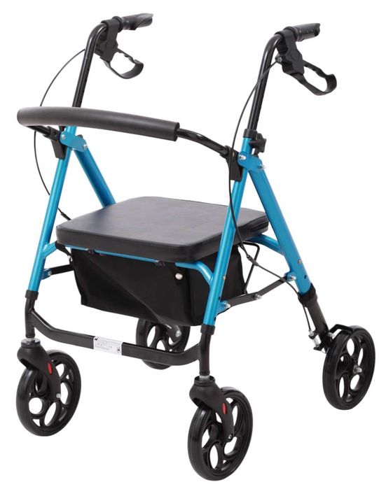 Ролатор алюмінієвий з регулюванням висоти сидіння MED1-KY9158L-8