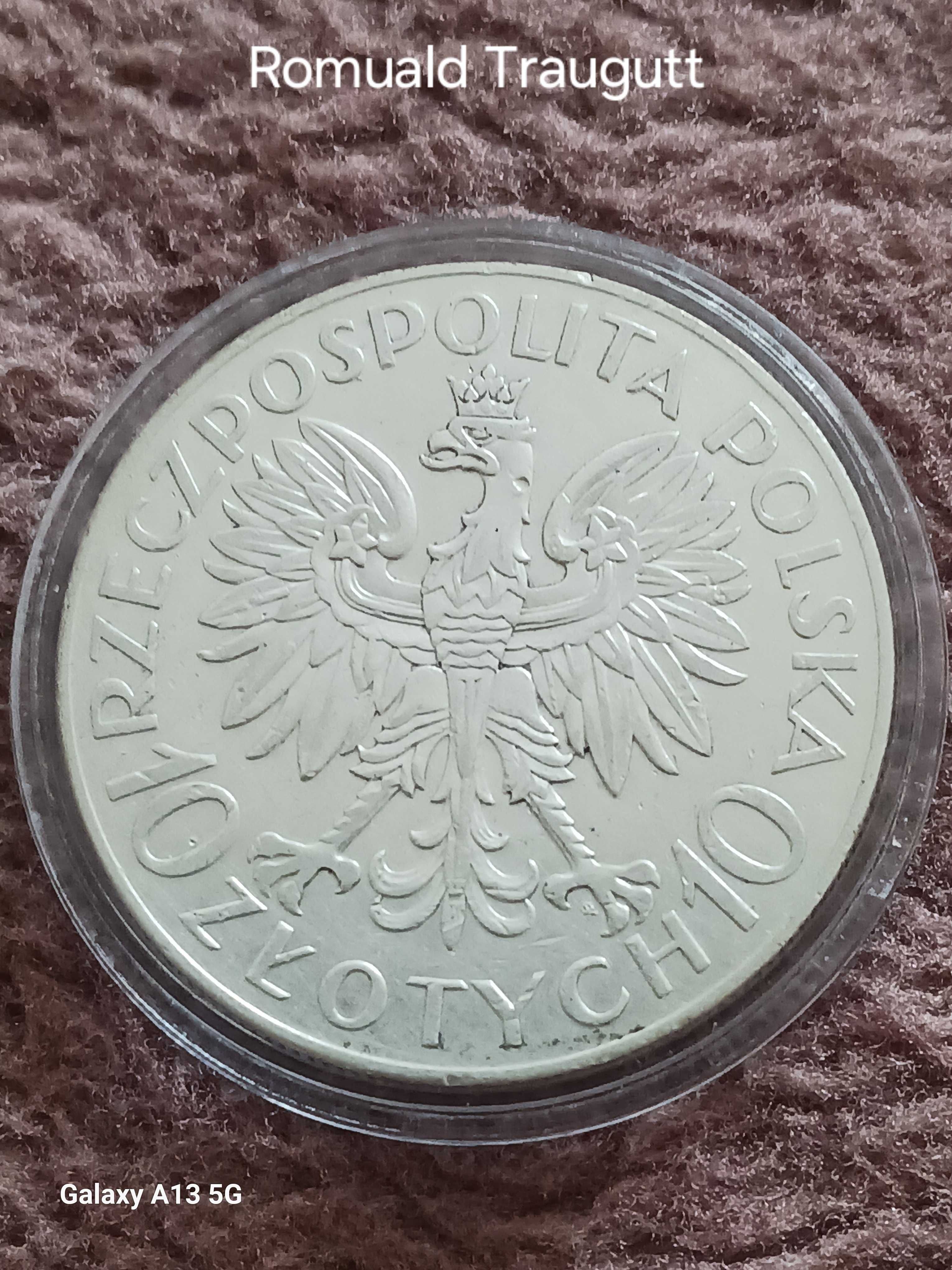 10 zł Romuald Traugutt 1933 r. Super - oryginalna