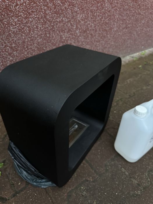 Biokominek wolnostojący czarny