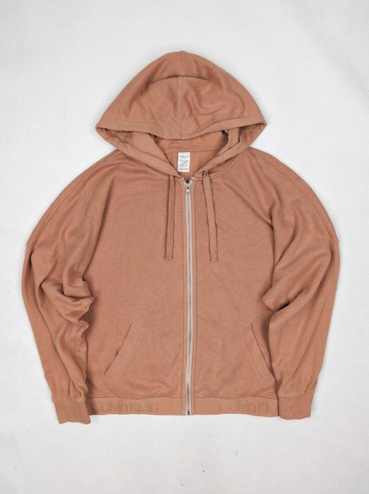 Calvin Klein brzoskwiniowa bluza XS logo