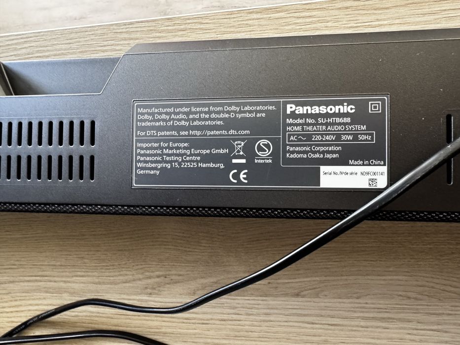 Soundbar Panasonic SU-HTB688