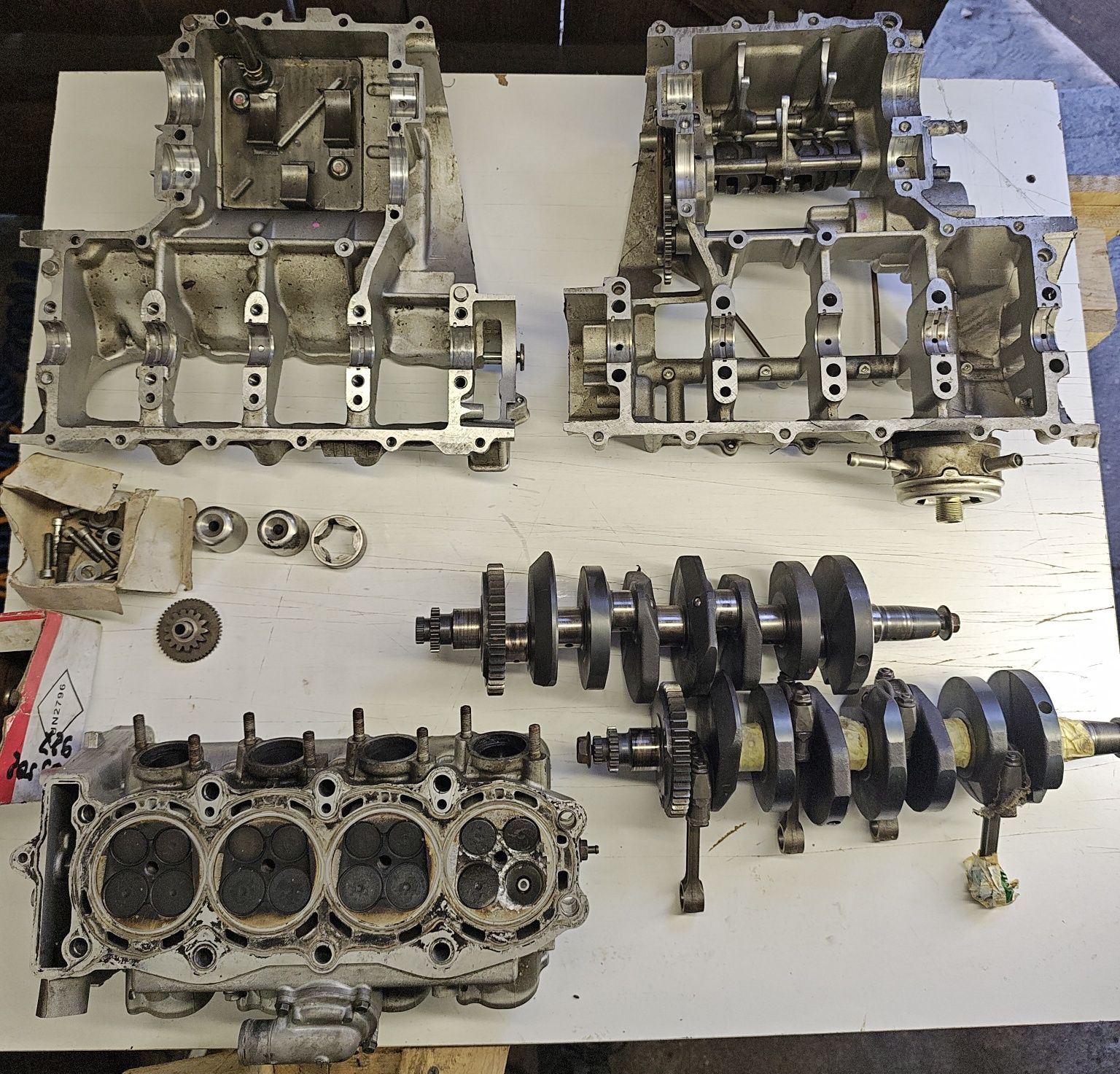 Kawasaki Ninja zx6r zacisk pompa przewód błotnik skrzynia pokrywa