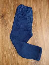 Granatowe jeansy eleganckie H&M r.92