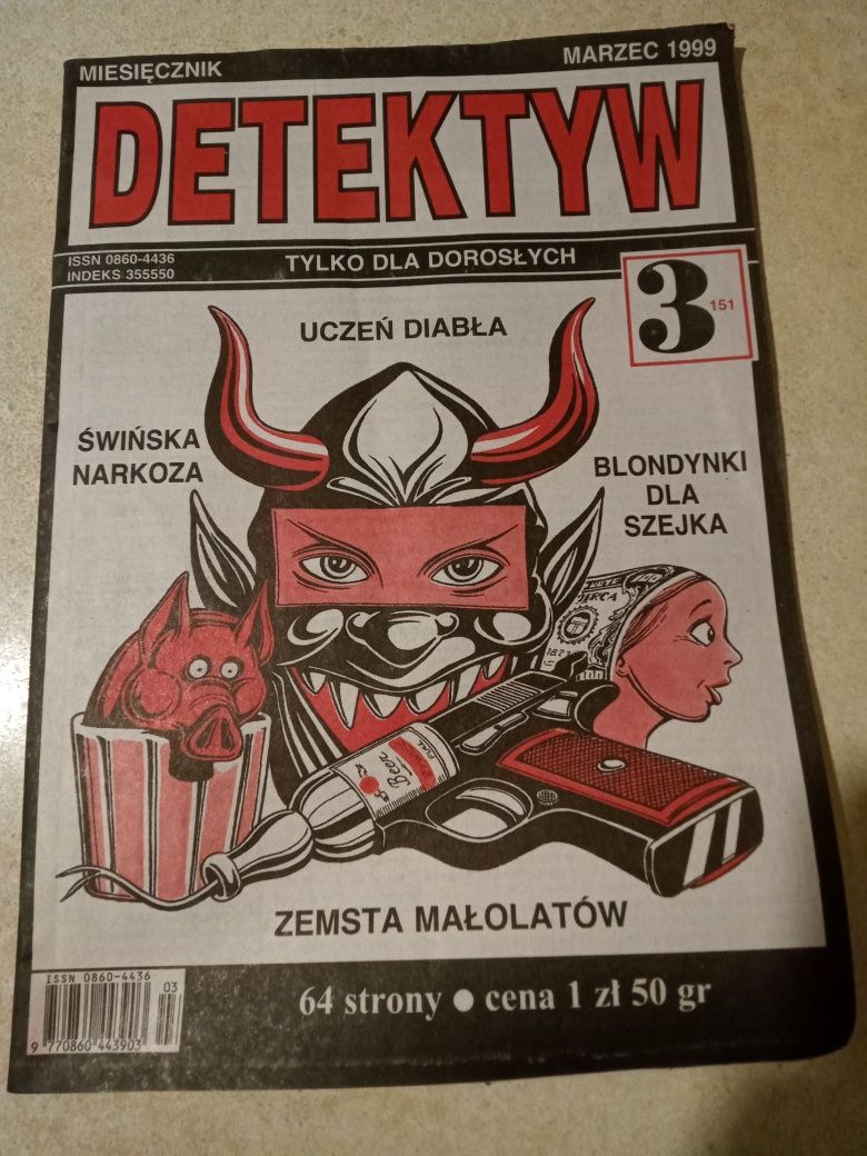Miesięcznik Detektyw 1999 r.