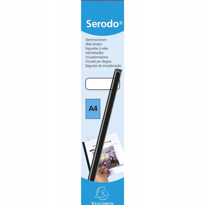 exacompta zestaw 15 szyn serodo a4 długość 297 mm x szerokość 12 mm