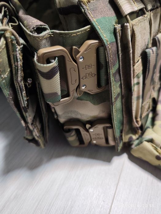 Плитоноска жилет якеда YAKEDA мультикам/multicam