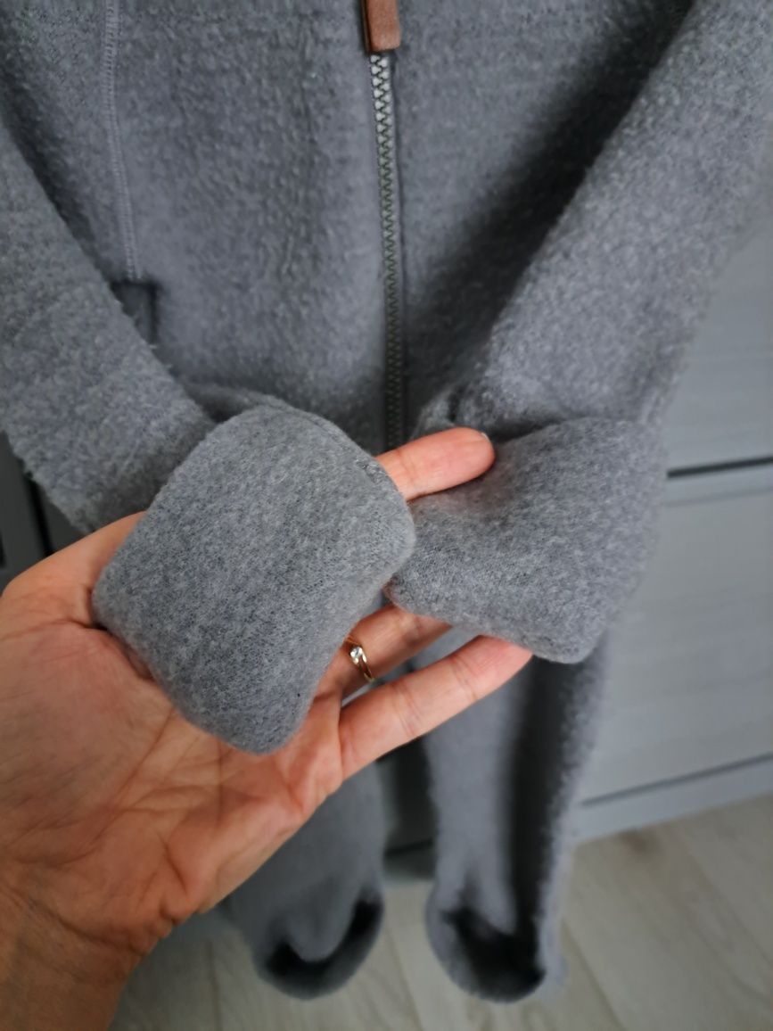 Kombinezon Name It wełniany merino 74 100% polar puchacz