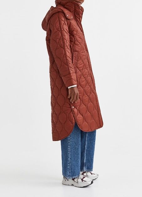 Стьобане пальто H&M