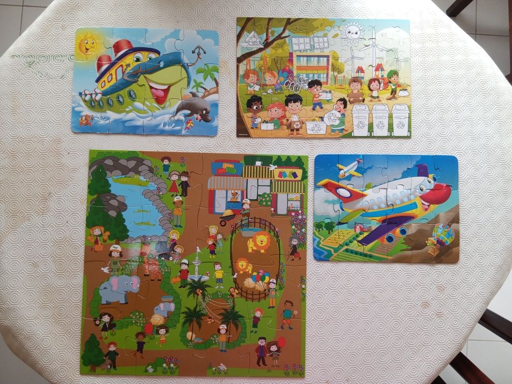 Jogos 4 Puzzles Infantis lote 5€