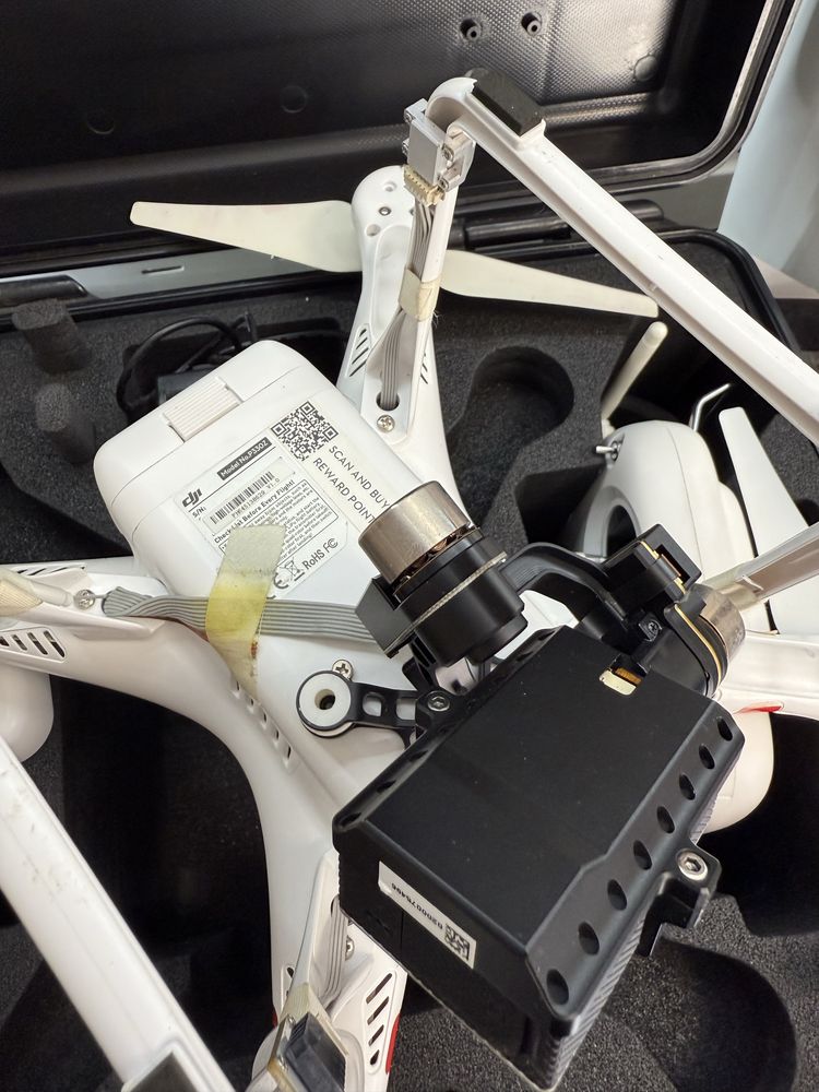 Dron DJI Phantom II + GoPro Hero 3 + mega zestaw