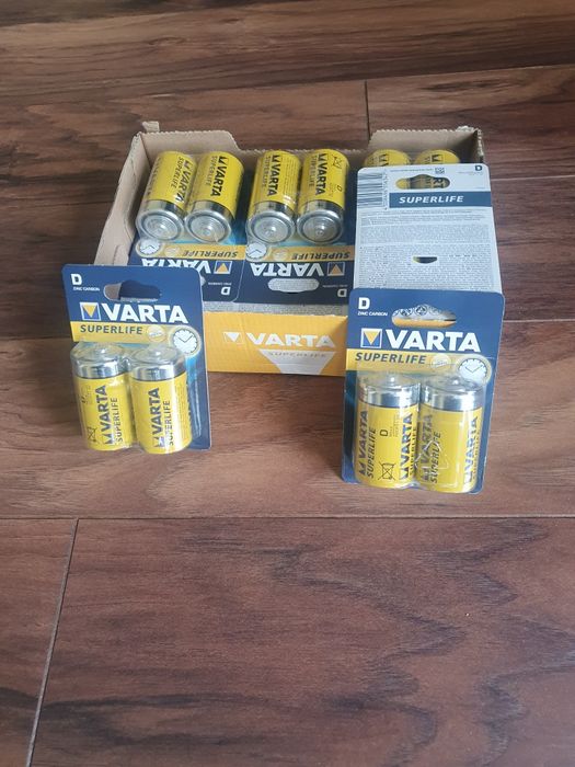 Bateria cynkowo-węglowa R20 Varta Superlife