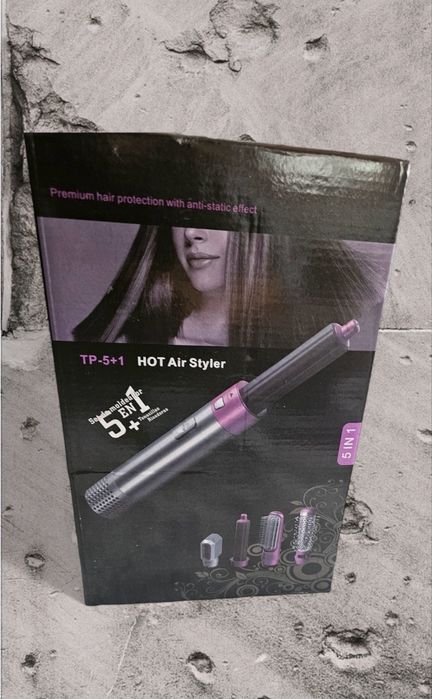 Фен Мультистайлер 5 в 1 Hot Air Styler для завивки та випрямлення воло