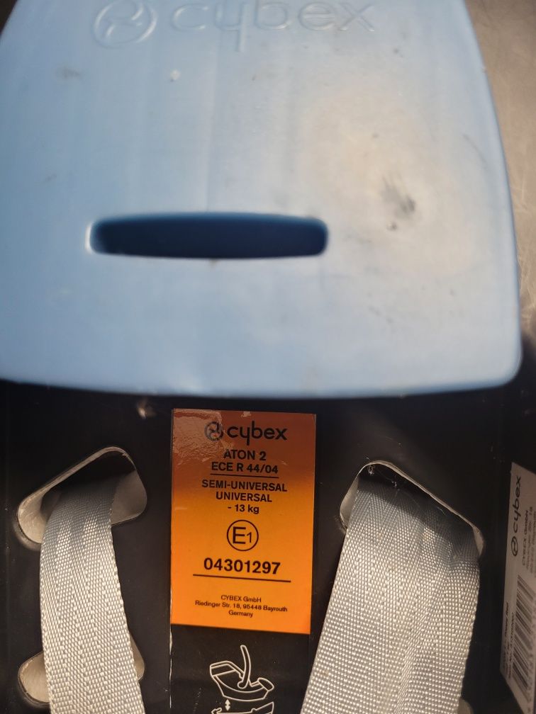 Fotelik Cybex Aton 2 + baza isofix
