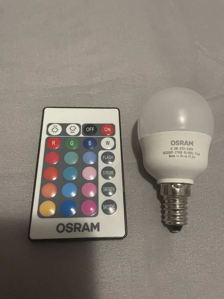 Lampada RGB com comando