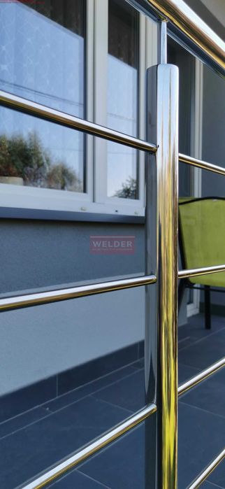 Balustrady harfa nierdzewne szklane nowoczesne loft poręcz