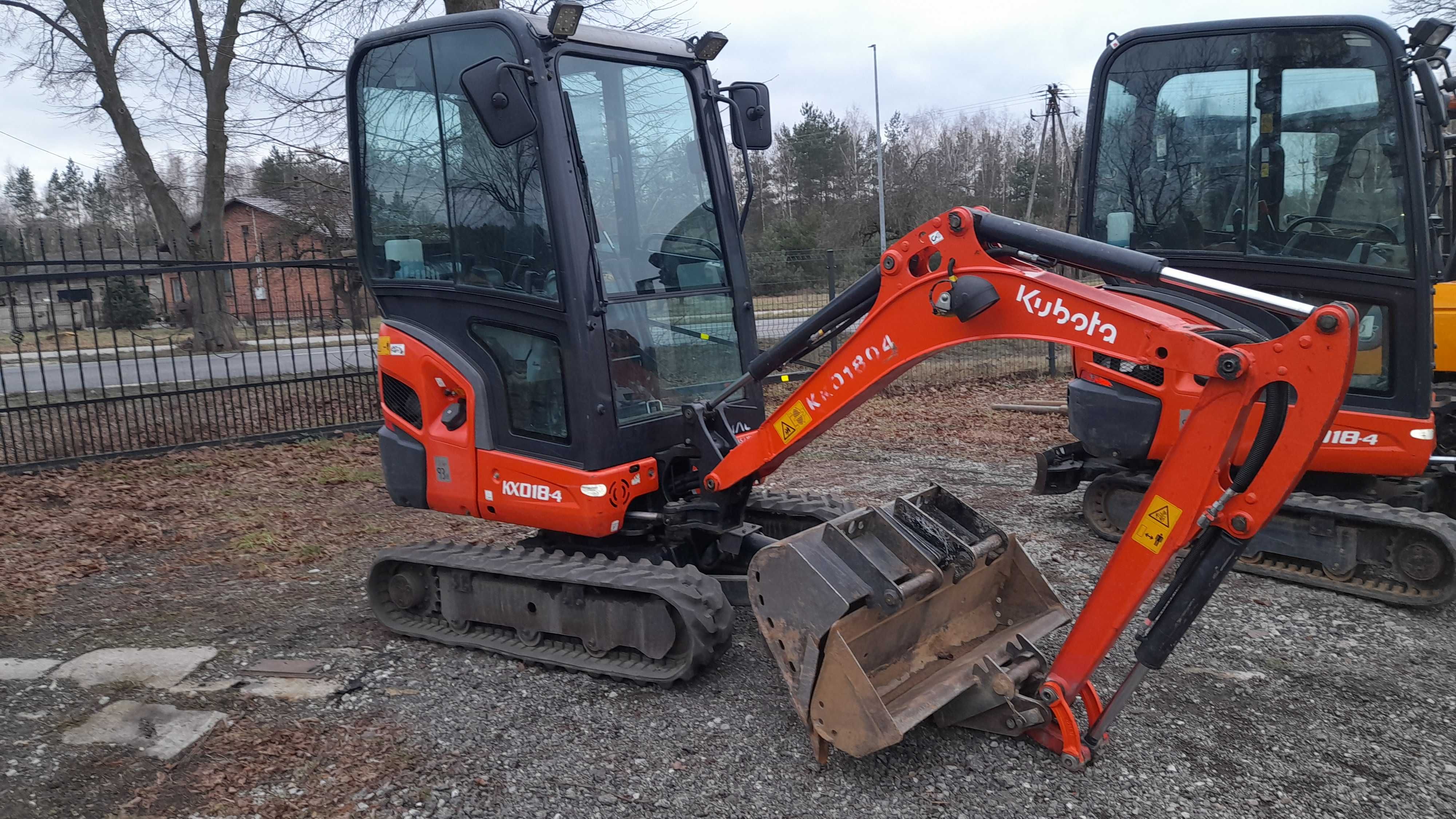 Minikoparka Kubota KX018-4