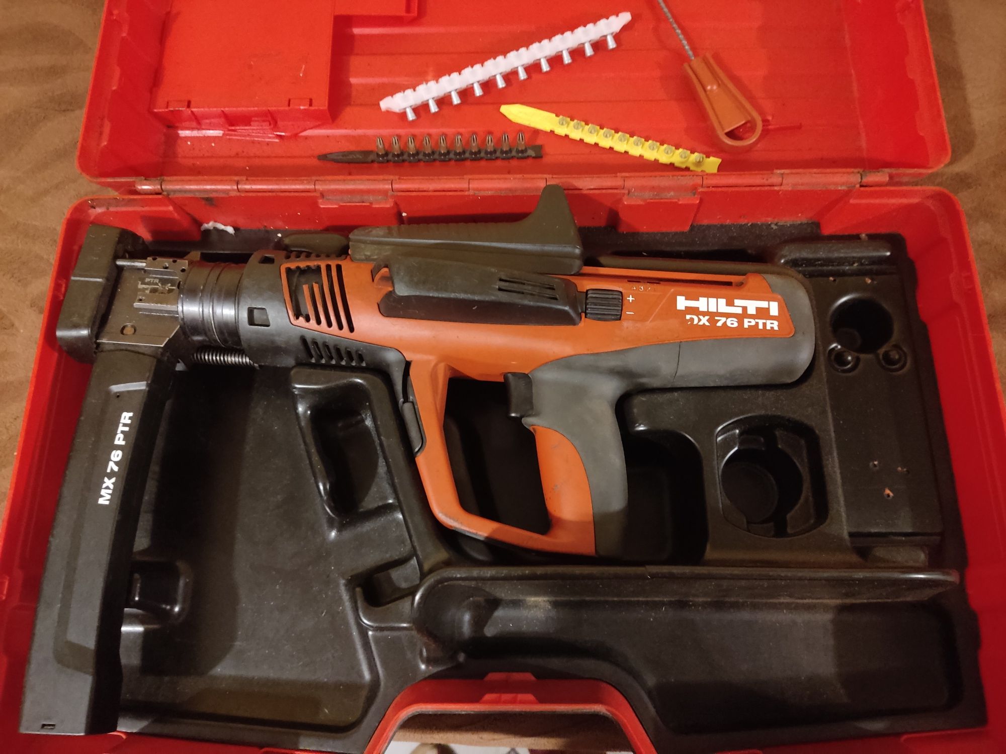 HILTI DX76 PTR osadzak mocowania blach do stali