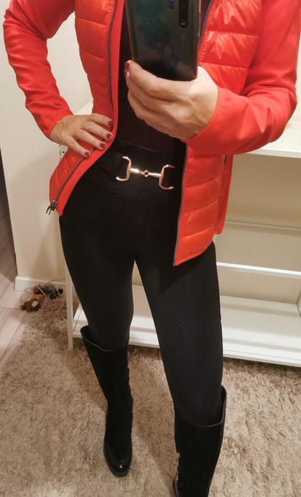 Legginsy zimowe jeździeckie Horze Anya