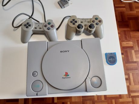 Sony PlayStation 1 - PS1 + 3 Jogos