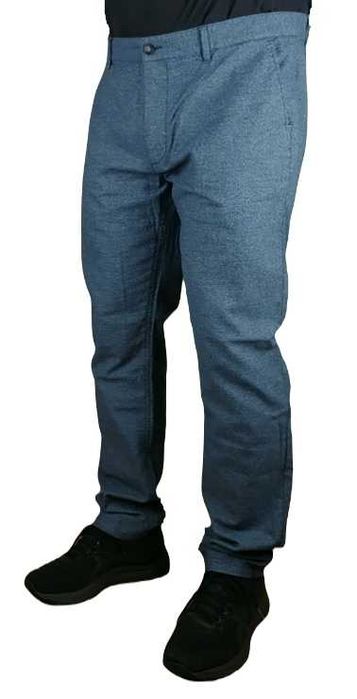 Spodnie Hugo Boss męskie Chino Slim szaroniebieskie nowe oryg. W40/L32