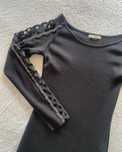 vestido longo preto