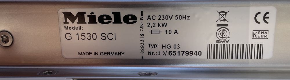 Посудомийна машина Miele G 1530 SCI. Made in Germany!!!