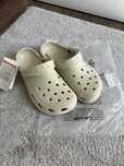Крокси Crocs M6 W8 24,0 см жіночі шльопанці бежеві 38 р