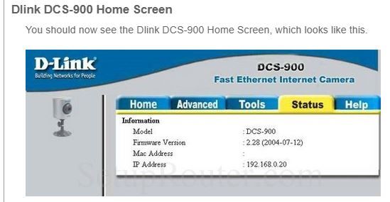 D-Link DCS-900 - 10/100TX - Home Security Internet Camera - ETHERNET