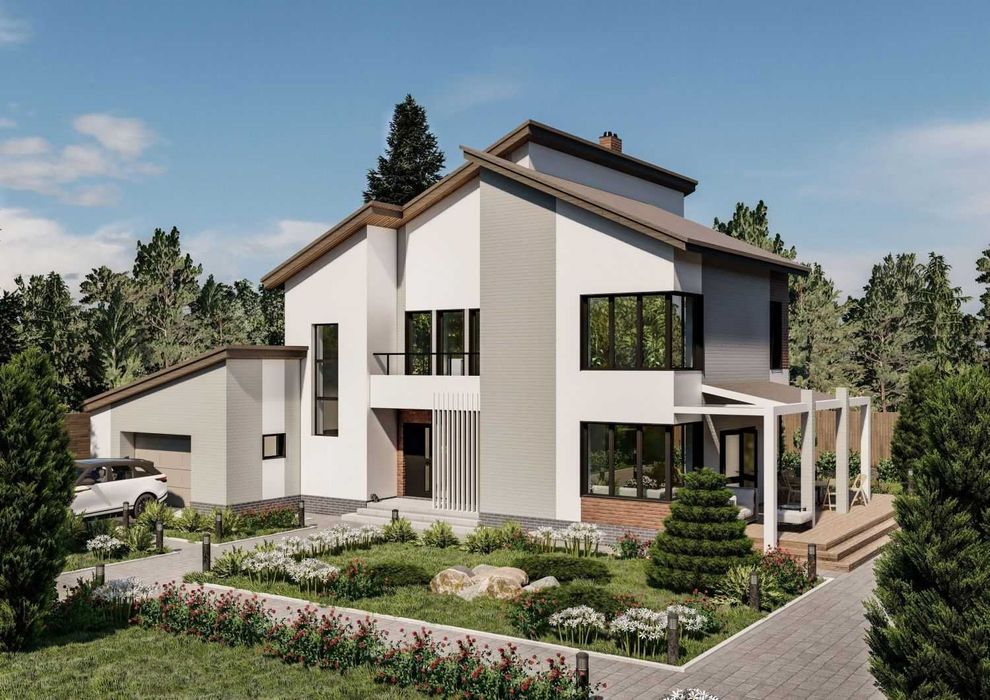 Архітектурне проектування та будівництво будинків під ключ