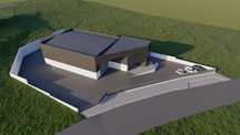 Terreno com projeto pavilhão / armazém aprovado