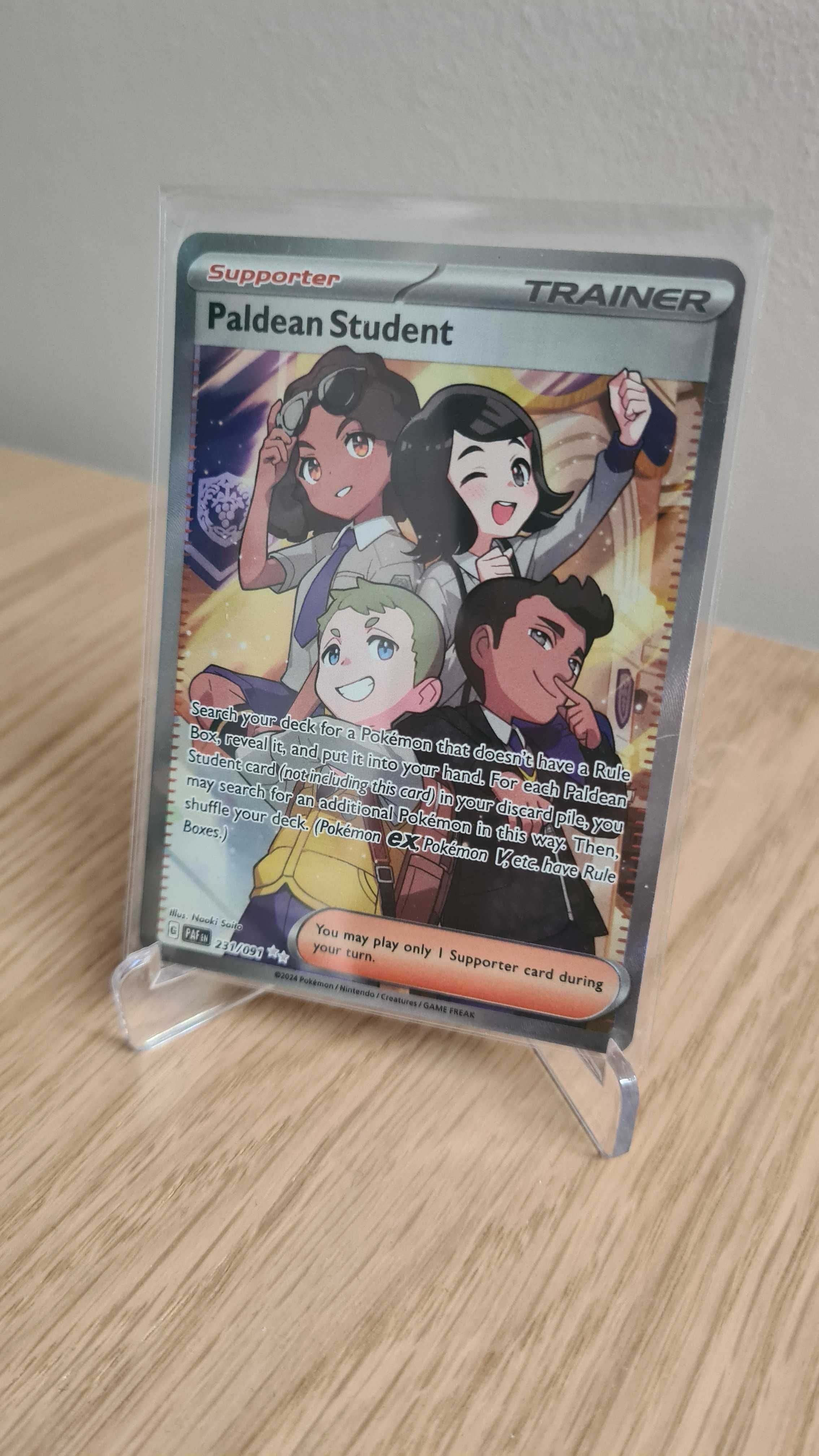 Karta Pokemon TCG: Paldean Student (PAF 231)