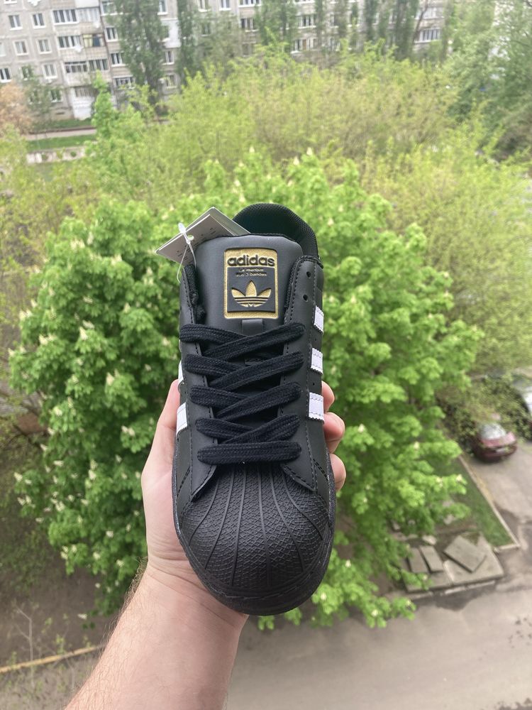 Знижка на хітові Adidas SUPERSTAR Black  36-44