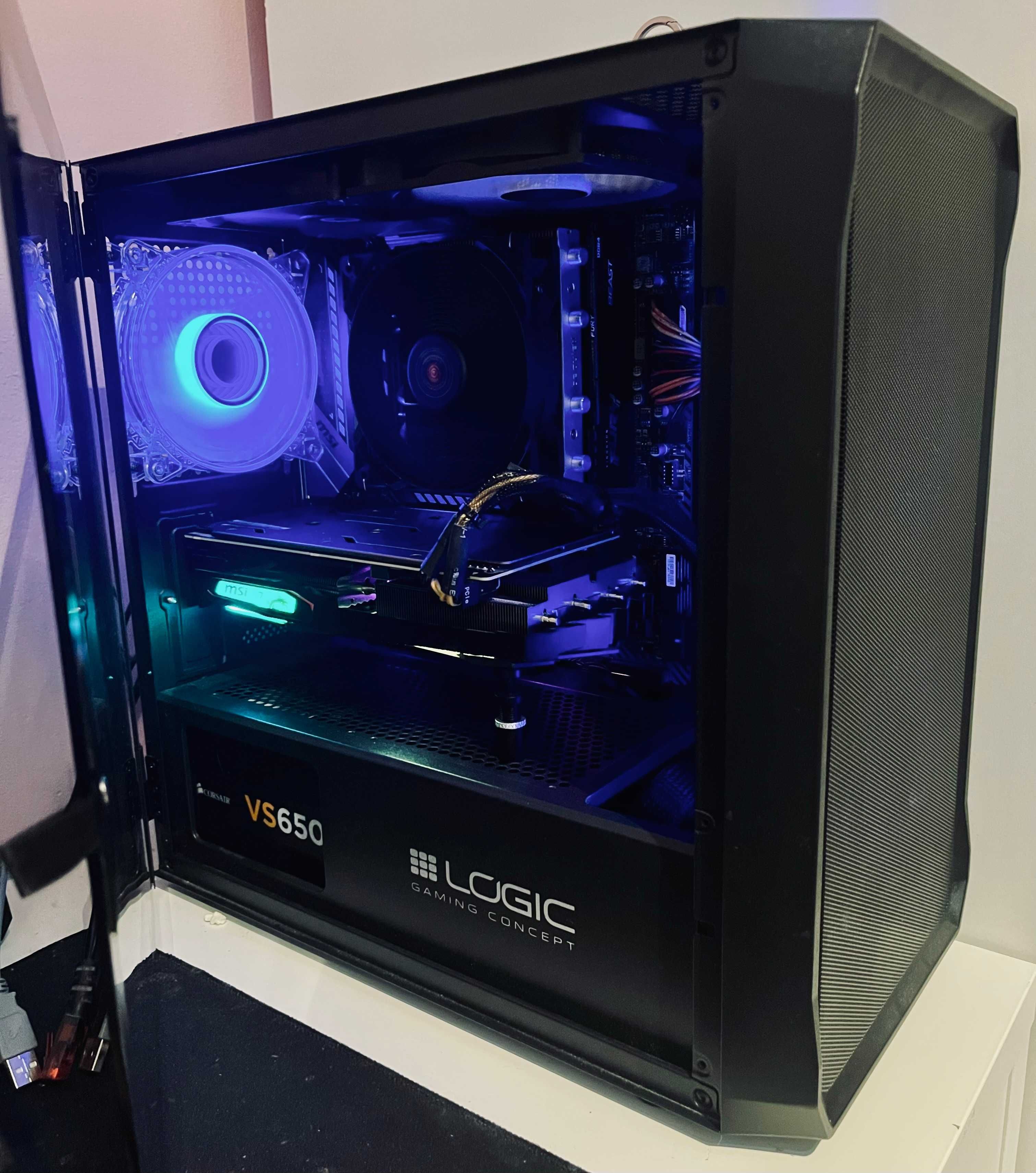 Komputer R5 5600 6x4.4GHz, 32GB DDR4 3200MHz RTX 2060 6GB, 1TB SSD M.2