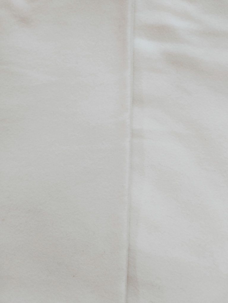 Флісове біле покривало-ковдра 168х127 см