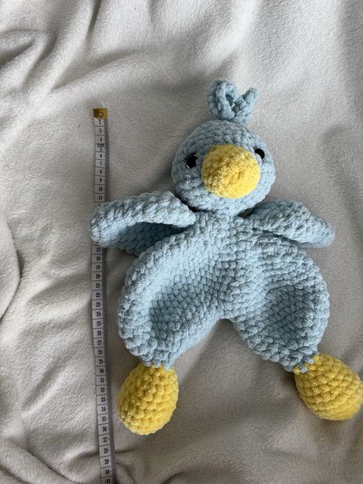 Ręcznie szydełkowana kaczka