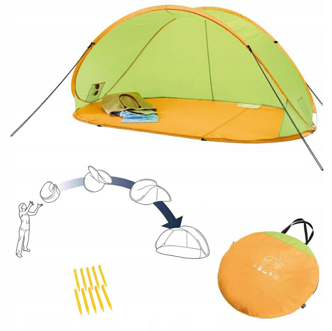 Саморозкладний намет Пляжна палатка Лежак із захистом від сонця