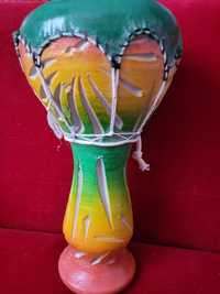Bębenek afrykanski  ceramiczny instrument muz.